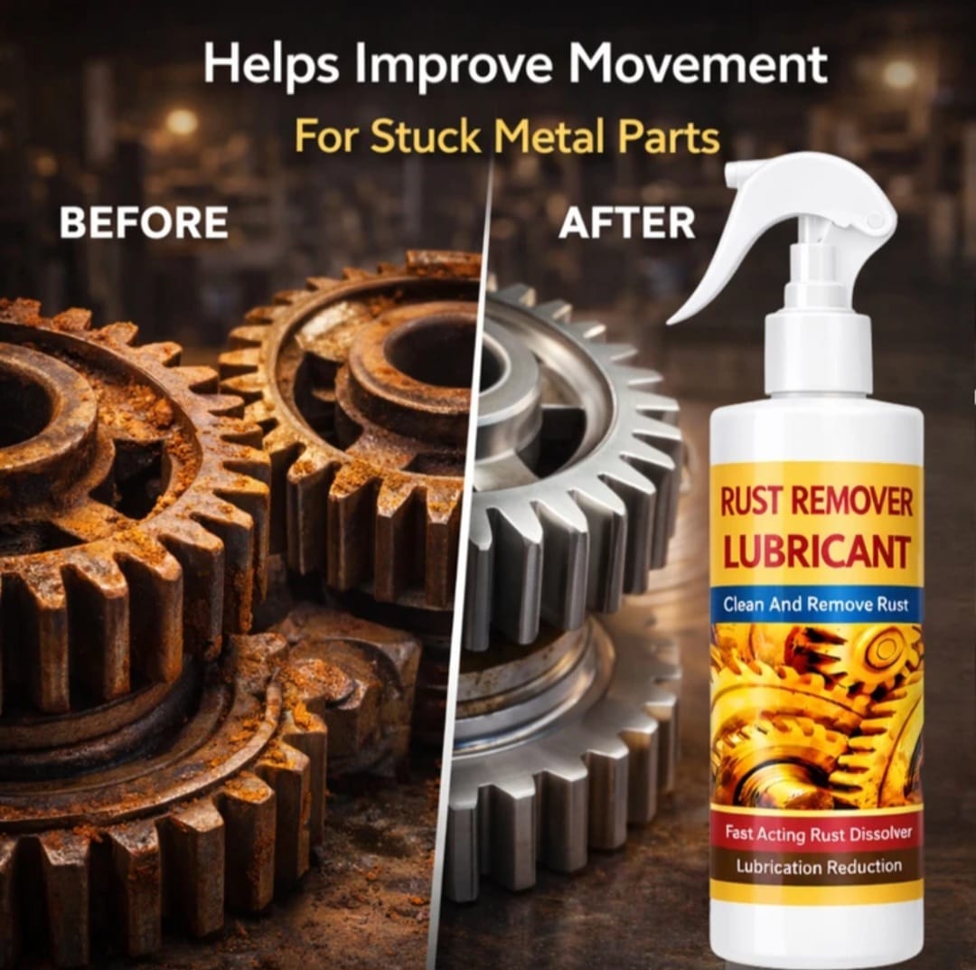 RUST REMOVER Spray for CAR & BIKE , Multi-Purpose Rust Cleaner Spray for Metal Surface, Instant Rust-Off & Protect Formula......🔥 BUY 1 GET 1 FREE! 🔥